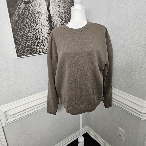 Nuuds vintage fleece crewneck in mocha medium - Picture 8 of 14